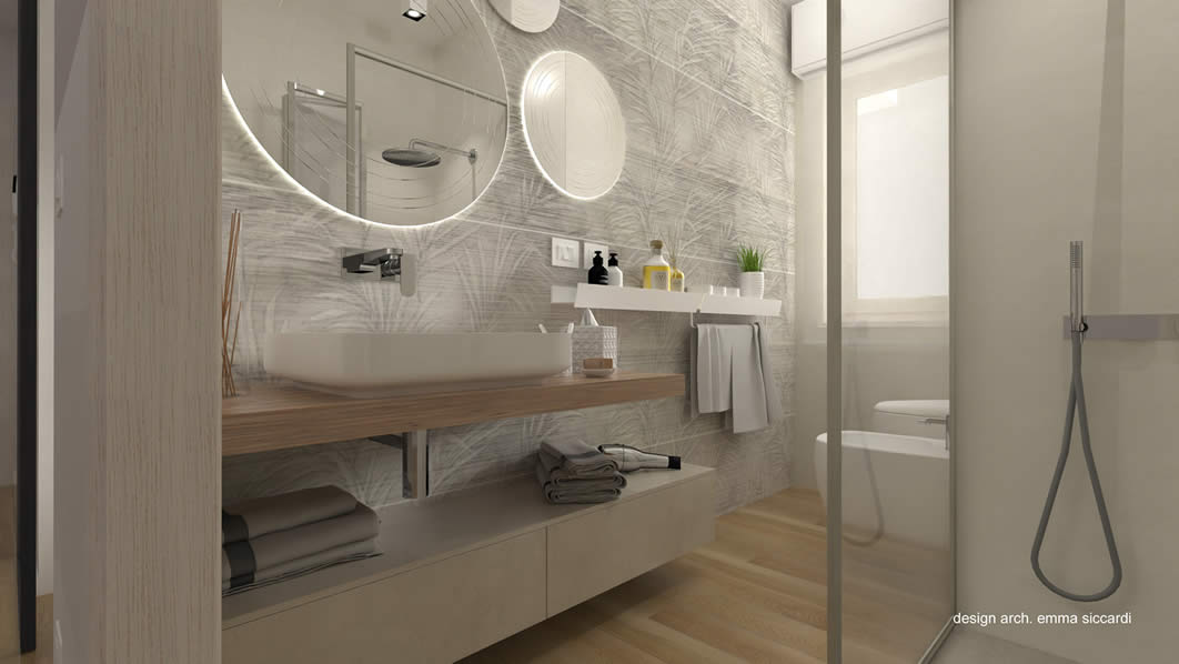 Materiali e colori per un nuovo bagno Toni neutri e naturali